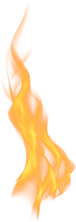 Orange Flame Illustration 